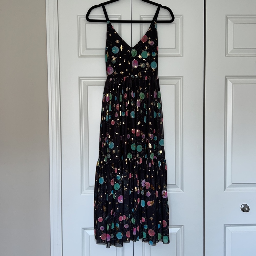 💥NWT Blackmilk Space Tourist Sheer Midaxi Dress ~ LIMITED Size XS - Picture 7 of 14